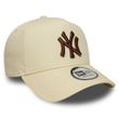 Bone Masculino New Era 9Forty E-Frame NY Yankees Bege-60691361- -3-